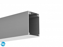 Profil aluminiowy LED BOX anodowany - 1m