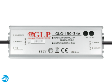 Zasilacz LED GLP GLG 24V 6A 150W wodoodporny IP67