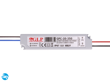 Zasilacz LED prądowy GLP GPC 350mA 16,8W wodoodporny IP67