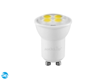 Żarówka MAX-LED GU11 230V 3W LED SMD - biała zimna