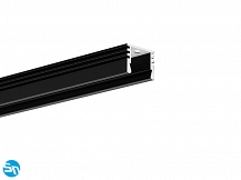 Profil aluminiowy LED PDS-4-ALU lakierowany czarny - 3m