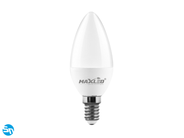 Żarówka MAX-LED E14 C30 230V 5W LED SMD - biała ciepła