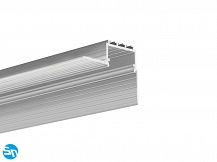 Profil aluminiowy LED KOZUS-CR nieanodowany - 3m