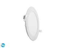 Oprawa podtynkowa MAX-LED downlight 230V 12W okrągła – biała neutralna