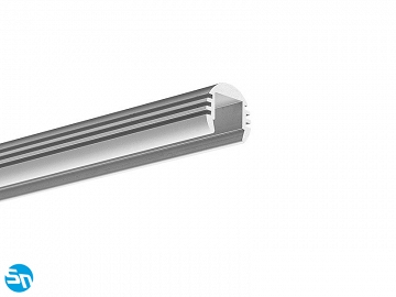 Profil aluminiowy LED PDS-O anodowany - 1m