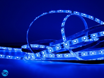 Taśma LED SMD PRO 3528 60 diod/m 12V 4,8W wodoodporna IP61 - niebieska - 1m