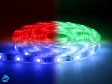 Taśma LED RGB SMD PRO 5050 150 diod/5m 12V 36W wodoodporna IP67 - 5m