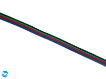 Przewód RGB 4-żyłowy płaski 4 x 0,35 mm² - 1m