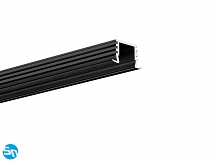 Profil aluminiowy LED PDS-NK anodowany czarny - 1m