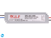 Zasilacz LED prądowy GLP GPC 1400mA 58,8W wodoodporny IP67