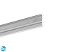 Profil aluminiowy LED FOLHAK nieanodowany - 1m
