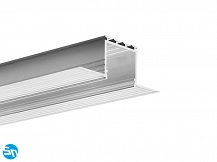 Profil aluminiowy LED KOZEL nieanodowany - 3m
