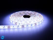 Taśma LED SMD PRO 5050 300 diod/5m 12V 72W wodoodporna IP61 - biała zimna - 5m 12mm